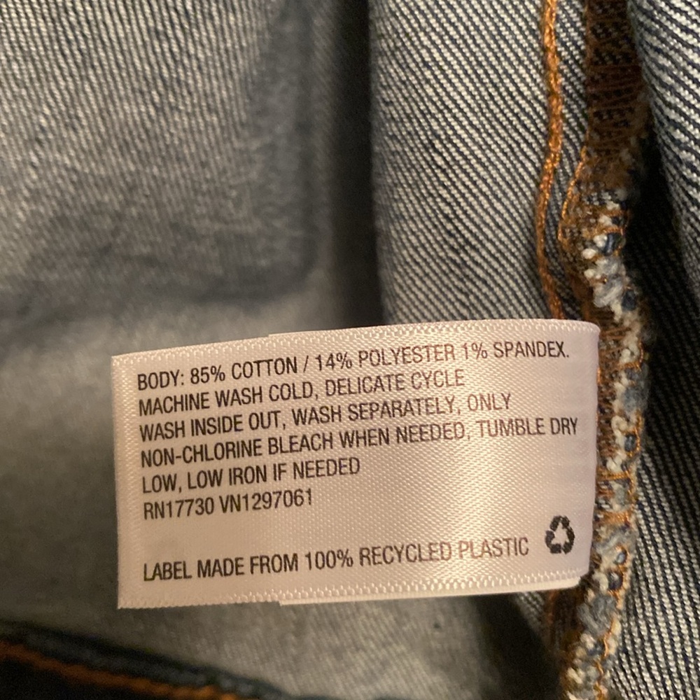 Brand New Goodfellow & Co Dark Wash Denim Jacket…size XXL - Picture 5 of 6